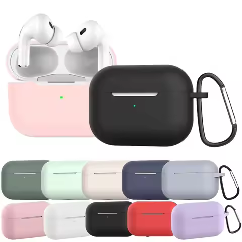 Silicone Earphones Case For Airpods Pro 1st Cover Headphone Accessories Protective Box For Apple Air