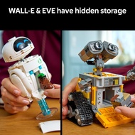 LEGO 43279 Disney WALL-E and EVE Building Kit (811 Pieces)