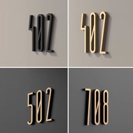 Acrylic 3D Number Plate Custom Signage House Number Sticker