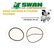 SWAN AIR COMPRESSOR DR-115 CYLINDER HEAD GASKET & CYLINDER PACKING SPARE PARTS