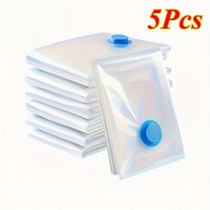 TEMU 5pcs, Vacuum Storage Bag, Portable Travel Bag Clothes Storage Bag Luggage Packing Bag, 40*60cm/