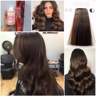 Matrix SoColor 6.35 6W Warm Dark Blonde Cat Rambut Coklat Medium Brown