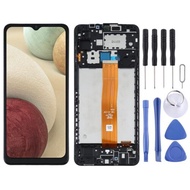 ▶LCD Screen and Digitizer Full Assembly with Frame Parts for Galaxy A12 SM-A125F