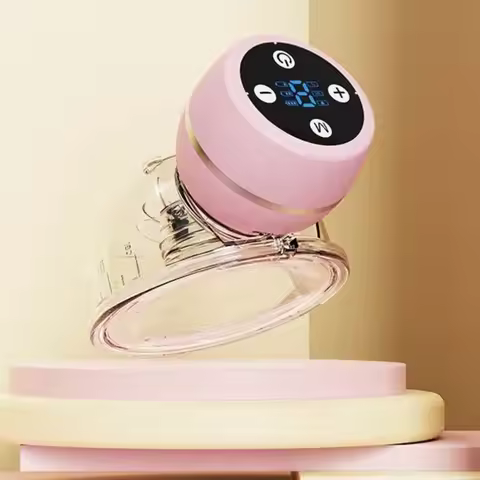 Longer Battery Life Electric Breast Pump LED Display Low Noise Hands Free Breast Pump 9 Levels Silen