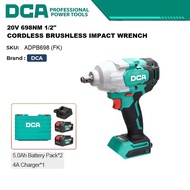 DCA CORDLESS IMPACT WRENCH 20V - ADPB698(TYPE FK)