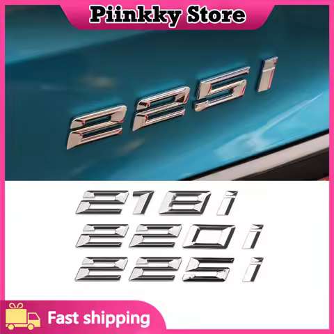 3d ABS Black Car Letters 216i 218i 220i 225i 228i 230i 235i 240i Logo Emblem Badge Sticker For F45 F