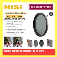 Nisi True Color ND Vario 1-5 Stops Variable ND Filter | 49mm-82mm Diameter | Original Nisi True Colo