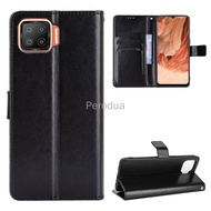 For Oppo A73 2020 CPH2099 Case Flip PU Leather Wallet Back Cover OppoA73 Phone Casing