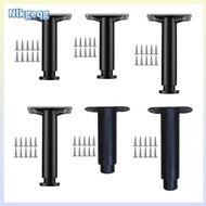 [nlkgeqg] Bed Beams Support Elevate Bracket  Bed Riser Furniture Foot with Screws Bed Support Leg Be