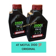 MINYAK ENJIN 4T MOTUL 3100 (1L) 15W-50 10W-40 💯 ORIGINAL FROM DEALER MALAYSIA