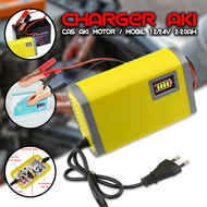 Cas Aki Motor Mobil 12 Dan 24 Volt 2-20 Amper Pengecas Aki Kering Dan Basah Otomatis Alat Casan Mura