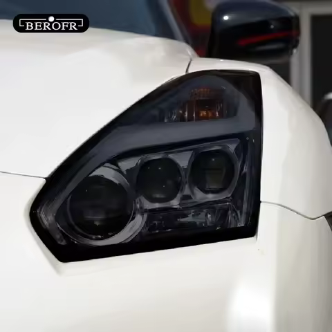 For Nissan GTR R35 Nismo 2009-2020 Car Headlight Tint Black Protective Film Protection Transparent T