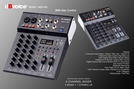 MSX-402 MIXER 4 CHANNEL DBVOICE ORIGINAL / MIXER 4 CHANNEL / MSX402 DBVOICE / MSX 402 DBVOICE