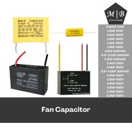 Fan Capacitor CBB61/ MKP Jimson/ JieDuoDeng Stand/ Ceiling/ Wall Fan 0.82UF 1.0UF 1.5UF 1.8UF 2.0UF 