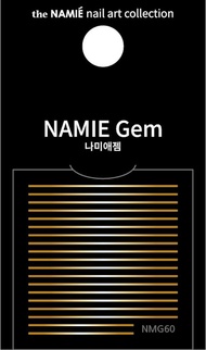 【專業用】NAMIE Gem 美甲裝飾藝術貼紙 Normal Metallic 60