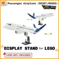 Display Stand for Lego City Passenger Airplane (60367 / 60262)
