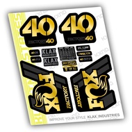 Decal fork FOX 40 Factory 18 Klaten Decal Bike bicycle sticker