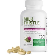 120 Capsules Milk Thistle Dandelion Root Liver Supplement MILKTHISTLEdr6u5yejj1019