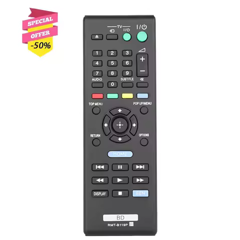 RMT-B119P Remote Control For Sony Blu ray Disc Player BDP-S185 BDP-S190 BDP-S390 BDP-S490 BDP-S590 B