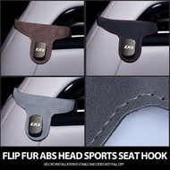 Leather Auto Sports Seat Back Hook Organizer Car Sports Seats Hook Car Back Seat Storage Hanger Orga