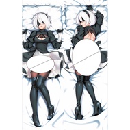 Dakimakura Futa 2B Anime Body Pillow Cover Double-Sided Print Life Size Pillowcase Gifts