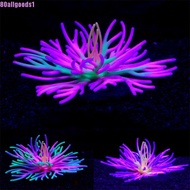 USNOW1 Simulation Sea Anemone, Silicone Lifelike Luminous Artificial Sea Anemone, Aquarium Ornament 