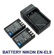 EN-EL9 \ ENEL9 \ EN-EL9a \ ENEL9a \ EN-EL9e \ ENEL9e แบตเตอรี่ \ แท่นชาร์จ \ แบตเตอรี่พร้อมแท่นชาร์จ