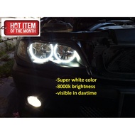 BMW E46 E36 E38 LED angel eyes ring : white