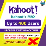 Kahoot+ Premium Upgrade Own Existing Account Up to 400 players per game