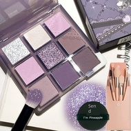 eyeshadow palette MUGELEEN Girl's Dream Nine Color Eyeshadow Plate Pearlescent Matte Fine Flash Smok
