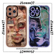 Jicase square edge iphone case Purple abstract oil paint 6plus/6s/6splus/7/7plus/8/8plus/x/xs/11/12/