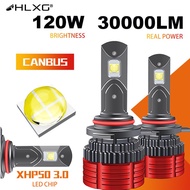 LED H4 H7 Car LED Headlight Bulb Canbus 120W 30000LM 6000K XHP-50 3.0 LED H8 H1 H11 9012 hir2 HB3 9005 9006 HB4 LED Bulb