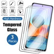 3PCS Tempered Glass for Redmi Note 10 12 11 9 8 7 Pro Plus 5G 11S 10S 9S 9T 8T Screen protector for Redmi 10C 10 9A 9C glass