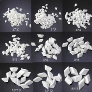 1kg High alumina ceramic oblique triangle grinding stone polishing abrasive ceramic alumina grinding