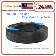 SC UPC to SC UPC Fiber Optic Drop Cable Single Mode Simplex 2.0mm Fiber Optic Patch Cord Optical Pat