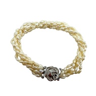 (preloved)Reu 39715 Others - Freshwater Pearl Bracelet (5 strands) 19.5cm