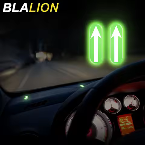 BLALION Luminous Car Spot Marking Stickers Interior Judgment Directional Sign Arrows Label Car Drivi