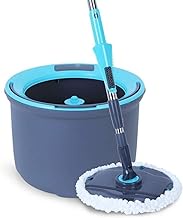Home Spin Mop Bucket with Wringer System Cleaner Dry and Wet Mop Handsfree Floor Cleaning Mop Commemoration Day Better life
