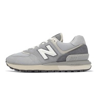 New Balance Casual Shoes 574 Men's Women's Gray White Suede Retro Classic NB [ACS] U574LGDG-D