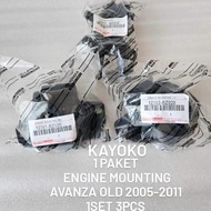TERLARIS PAKET ENGINE MOUNTING AVANZA XENIA OLD LH 1PC RH 1PC TRANS MOUNTING 1PC 1SET 3PC TAHUN 2005