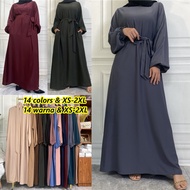 Women Dress Muslimah Nida Jubah Abaya Long Sleeve Baju Loose Fit Muslim Dress Woman Plus Size Fashion Wanita Jubah