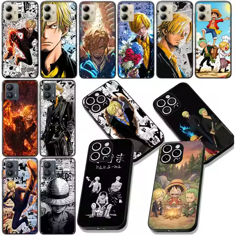 Sanji One Piece Roronoa Zoro Luffy Phone Cover for Xiaomi Redmi 15C 15 A5 9A 9C NFC 9T Note 9 8 8T 4
