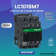Contactor 3P 32A 3 Phase 32 Ampere Lc1D18M7 Ori Contactor Schneider