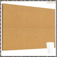 [L W H Y] 12inch X 12inch Cork Tiles, 6 Pack Cork Boards for Wall with Safe Removable Adhesive Tabs,