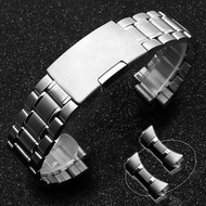 20mm 22mm Curved End Stainless Steel Watch Band Universal Replacement wristband Strap for Seiko Brac