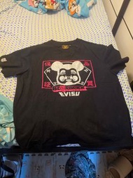 EVISU x BE@RBRICK 聯名黑色短袖 Tee
