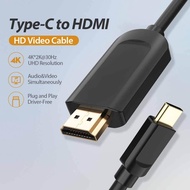 typectohdmi 4K*2K UHD Type-c to HDMI Cable 3D USB C to HDMI Cable Audio &amp; Video Sync type c to hdmi DISPLAY PORT DP 1.8meter s@msung dex support note 10 20 ultra