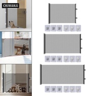 [CHiWANJi] Retractable Dog Gate for Kids or Pets Door Barrier Fence for Stairs Hallways