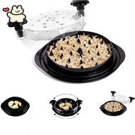 Chicken Shredder, 1 Set Chicken Breast Shredder Tool with Transparent Lid & Cleaning Brush,  Meat Sh