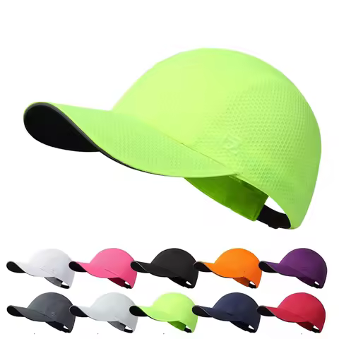 GADIEMKENSD Women's Solid Color Performance Mesh Running Cap Casual Mesh Hat for Race Day Comfortabl